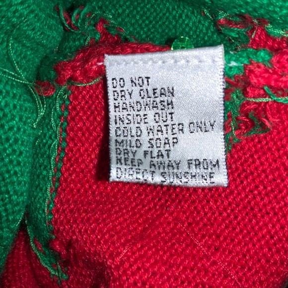 Jack B. Quick Holiday Beaded Sequined Christmas Tree Sweater XL ornaments New - Picture 7 of 7